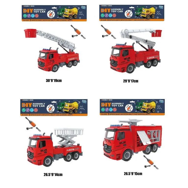 Конструктор із викруткою Пожежна техніка (на шурупах) BS35/BS36/BS37/BS39 - 2