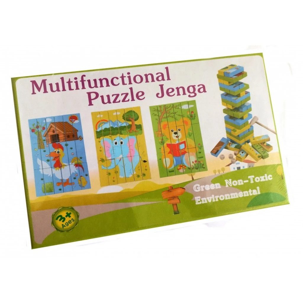 Дерев'яна Дженга пазл Multifunctional Puzzle Jenga Strateg 30980 - 2