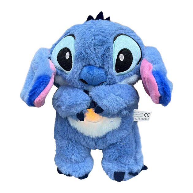 М'яка іграшка нічник із функцією дихання Стіч/Stitch (світло, музика) ST1B - 6