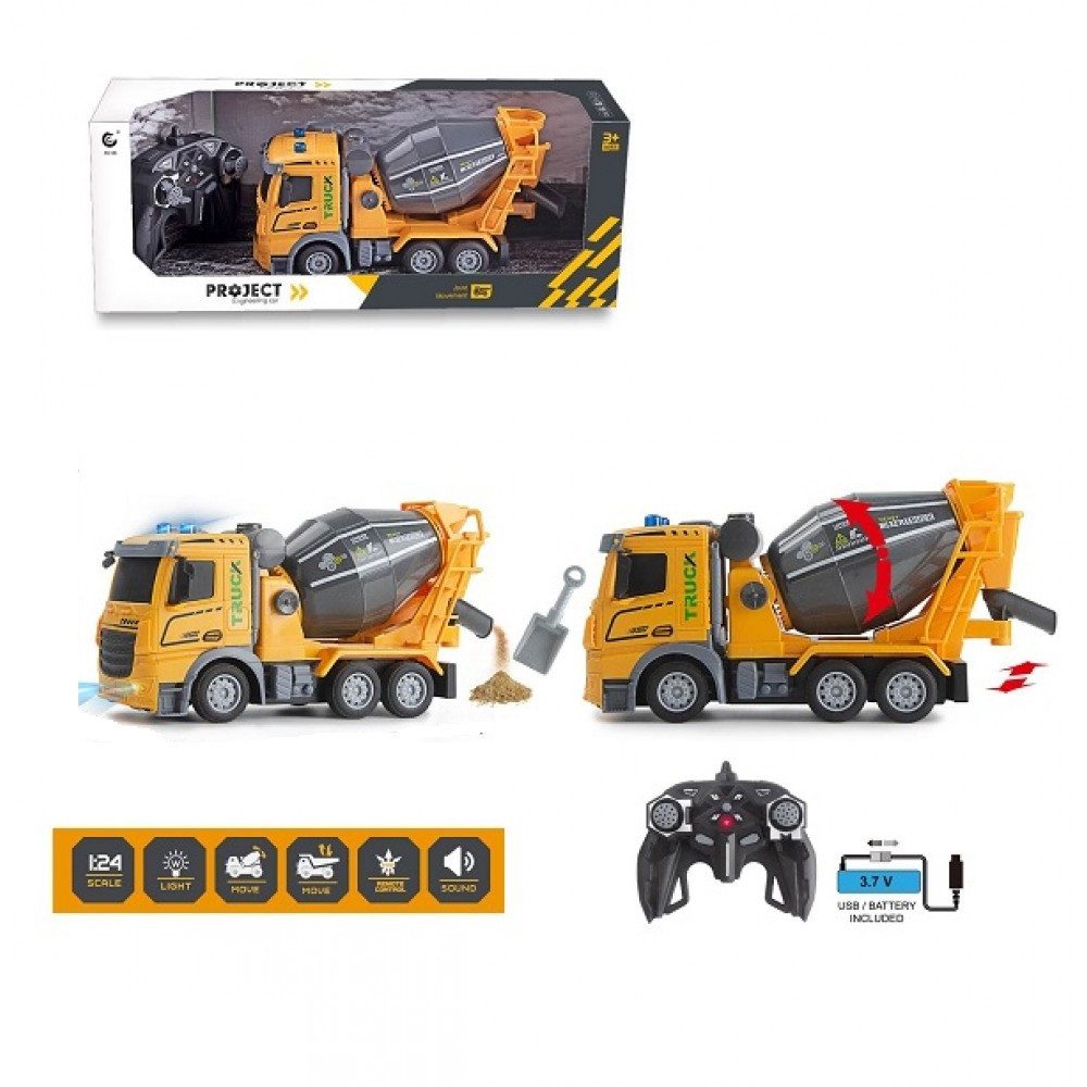 Техніка на радіокеруванні Бетонозмішувач (пульт, акумулятор) 655-1 - 1