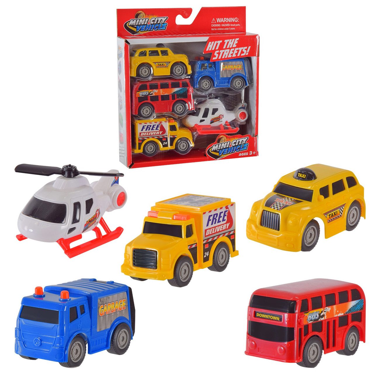 Набір машин (транспорт 5 шт.) MY101 - 1