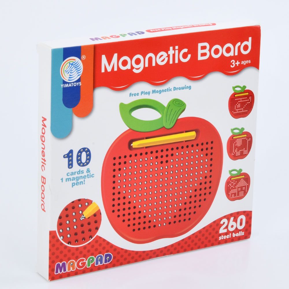 Мозаїка магнітна Magnetic Board (дошка, 260 кульок) YM2225 - 4