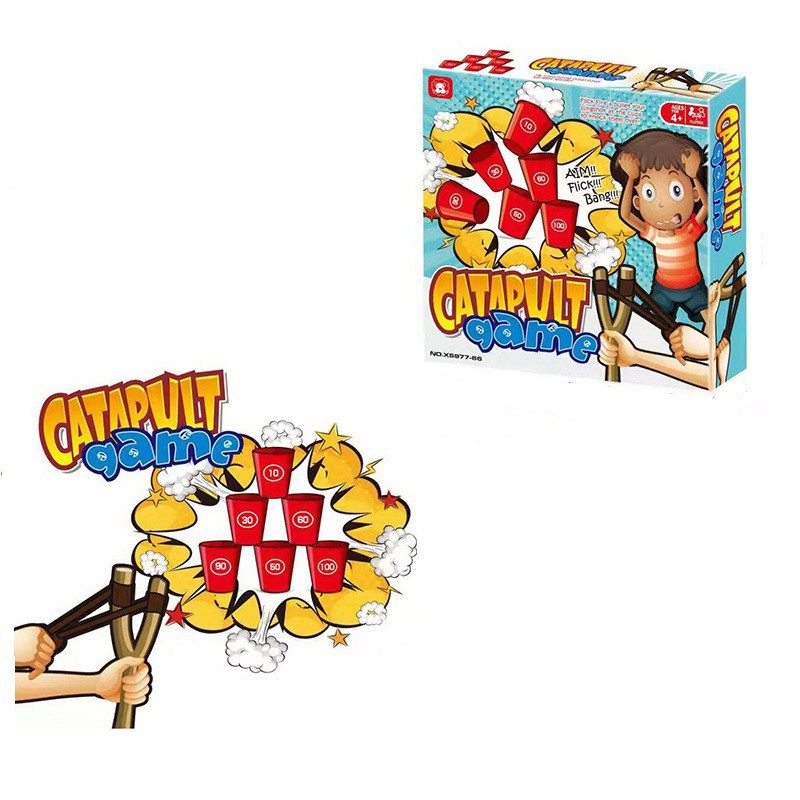 Дитяча настільна гра Catapult game (2 рогатки, склянки) XS977-66 - 2