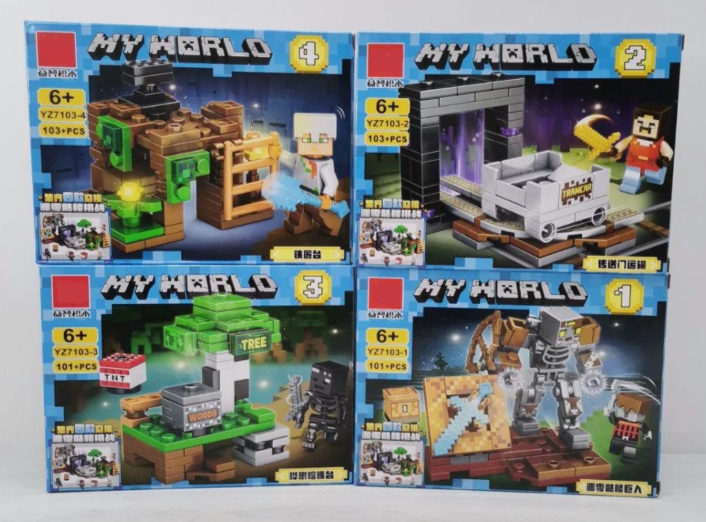 Конструктор MyWorld Герої комп'ютерної гри (101-103 дет.) YZ 7103 - 1