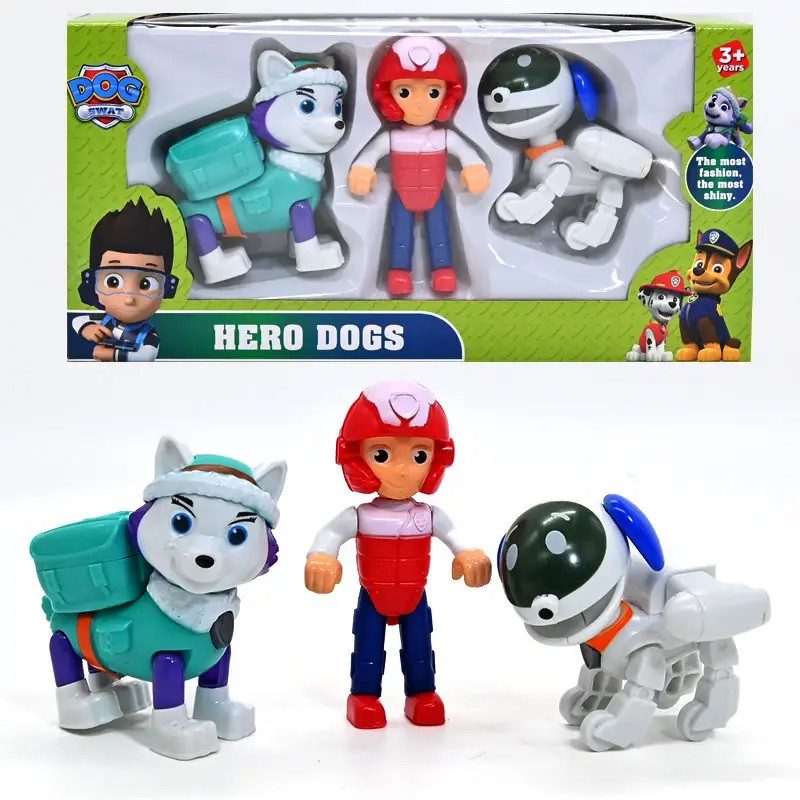 Набір героїв Рятувальники цуценята (3 ігрові фігурки) 9956 - 5