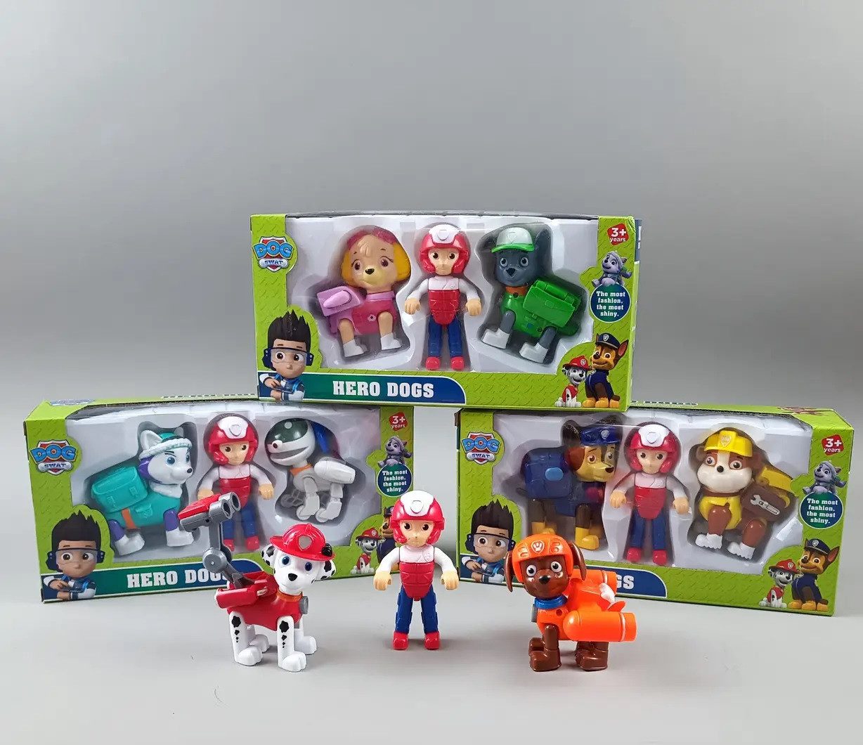 Набір героїв Рятувальники цуценята (3 ігрові фігурки) 9956 - 1