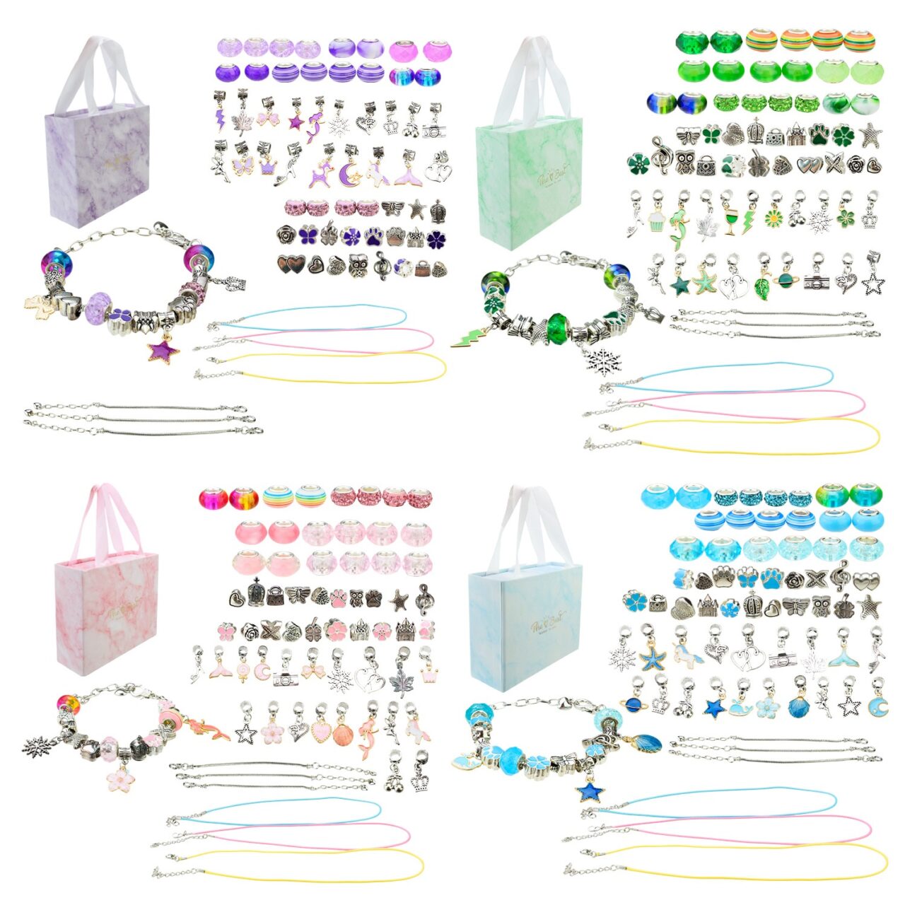 Набір аксесуарів дитячі прикраси в коробочці (біжутерія) B4341 - 6