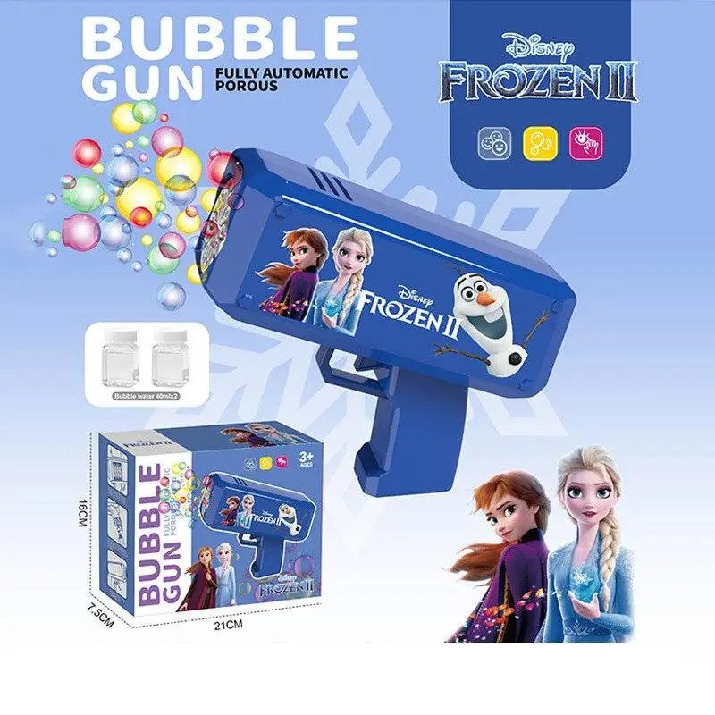 Пістолет із мильними бульбашками (на батарейках) Bubble Gun 889-4 - 4