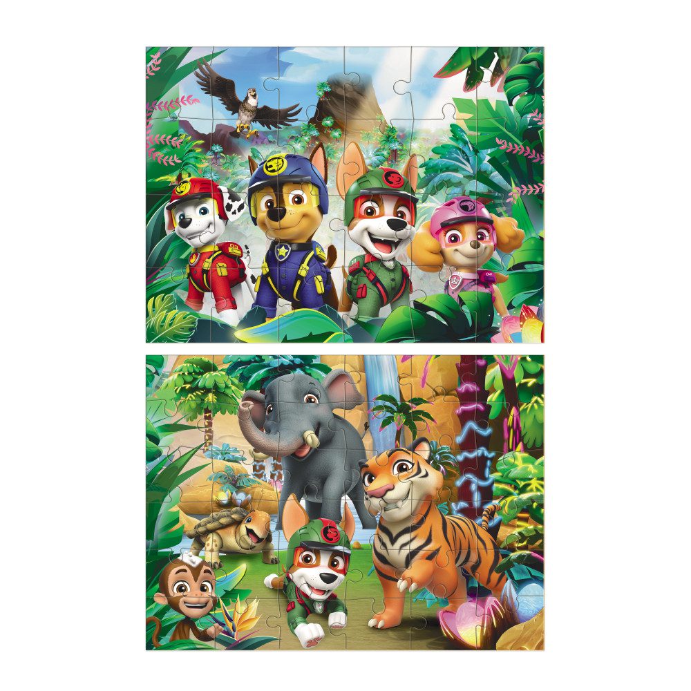 Пазл 2 в 1 Paw Patrol: Пригоди у Джунглях (24+36 елем) Dodo 200572 - 2