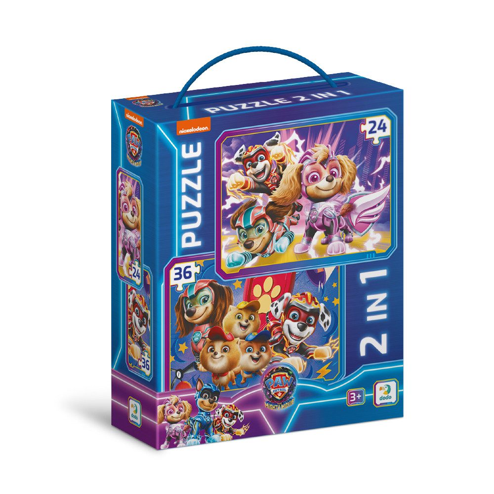 Пазл 2 в 1 Paw Patrol: Зберігаємо світ у безпеці! (24+36 елем) Dodo 200573 - 2