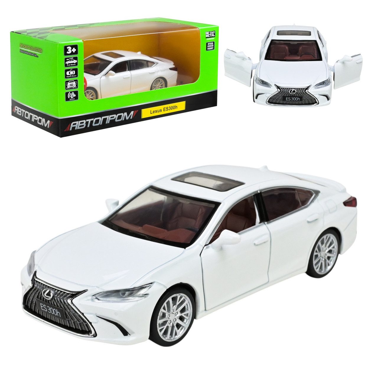 Машинка металева Автопром Lexus ES300h (світло, звук) 68713 - 1