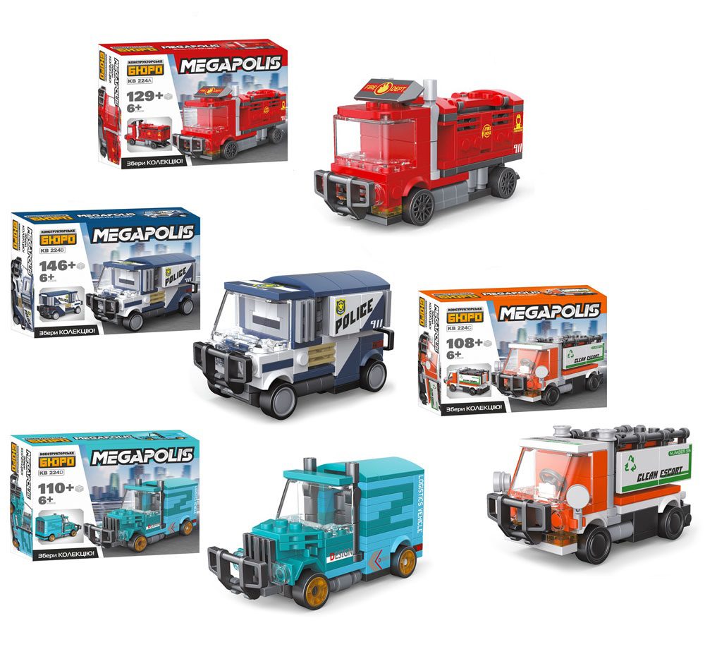 Конструктор Спецтранспорт Megapolis Limo Toy (108-146 деталей) KB 224 - 2
