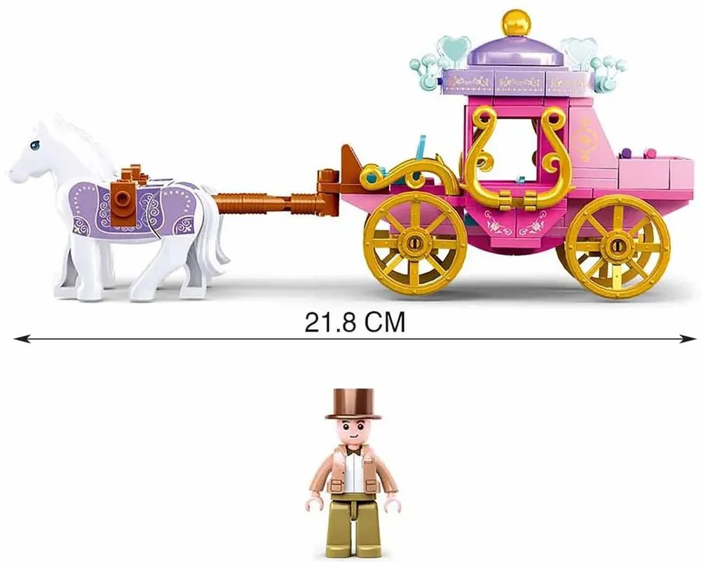 Конструктор Карета з кіньми Girls Dream (139 деталей) M38-B0872 - 5