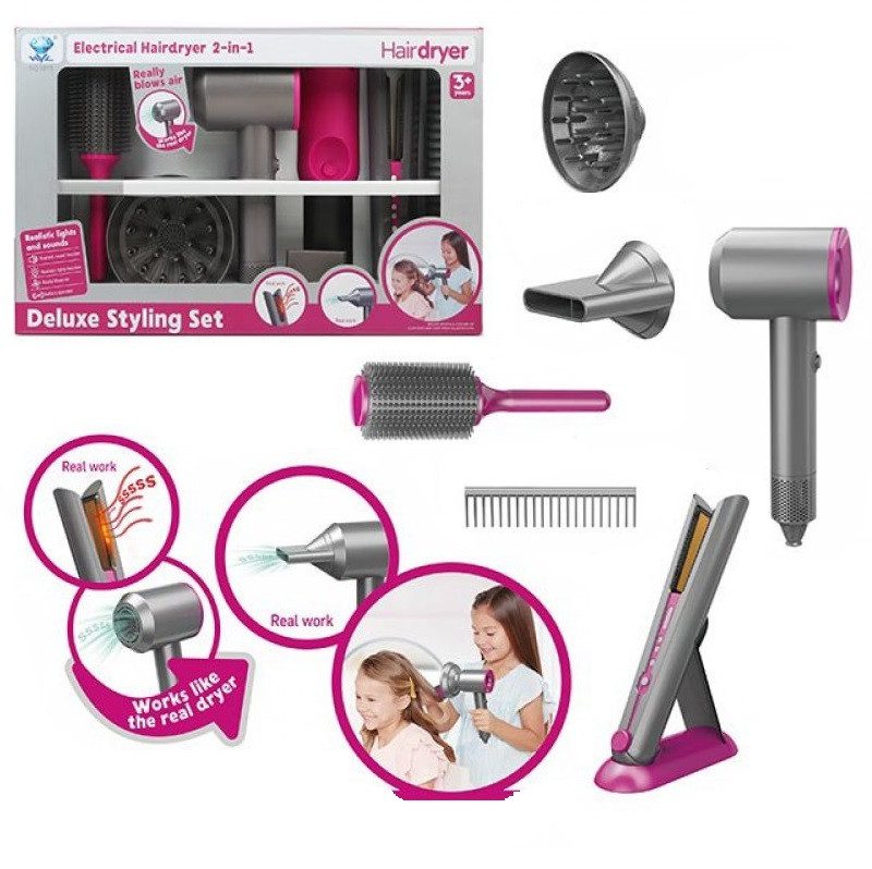 Перукарський набір (фен, випрямляч) 1019 - 1