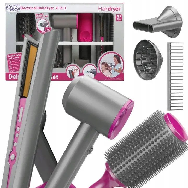 Перукарський набір (фен, випрямляч) 1019 - 4