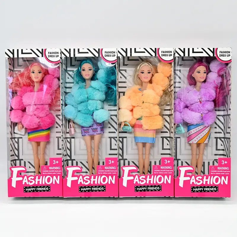 Лялька Fashion у шубі з сумочкою (29 см) ST999-62 - 1