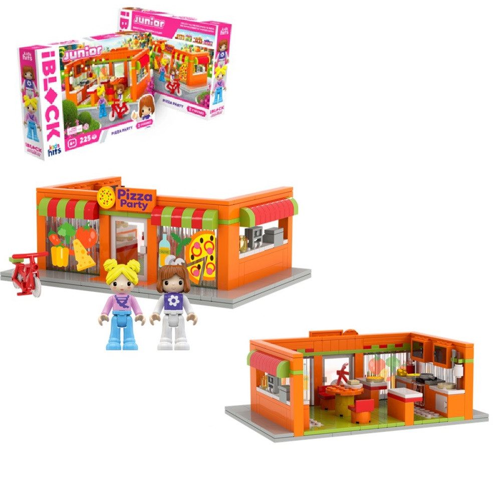 Конструктор Kids hits IBLOCK Junior Піцерія (225 дет.) KH08/003/1 - 1