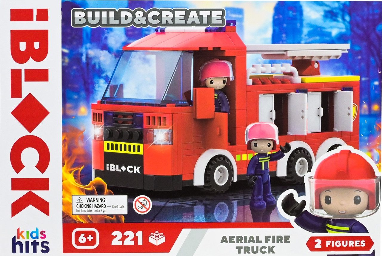 Конструктор Kids hits IBLOCK Junior Пожежна машина (221 дет.) KH43/002/3 - 1