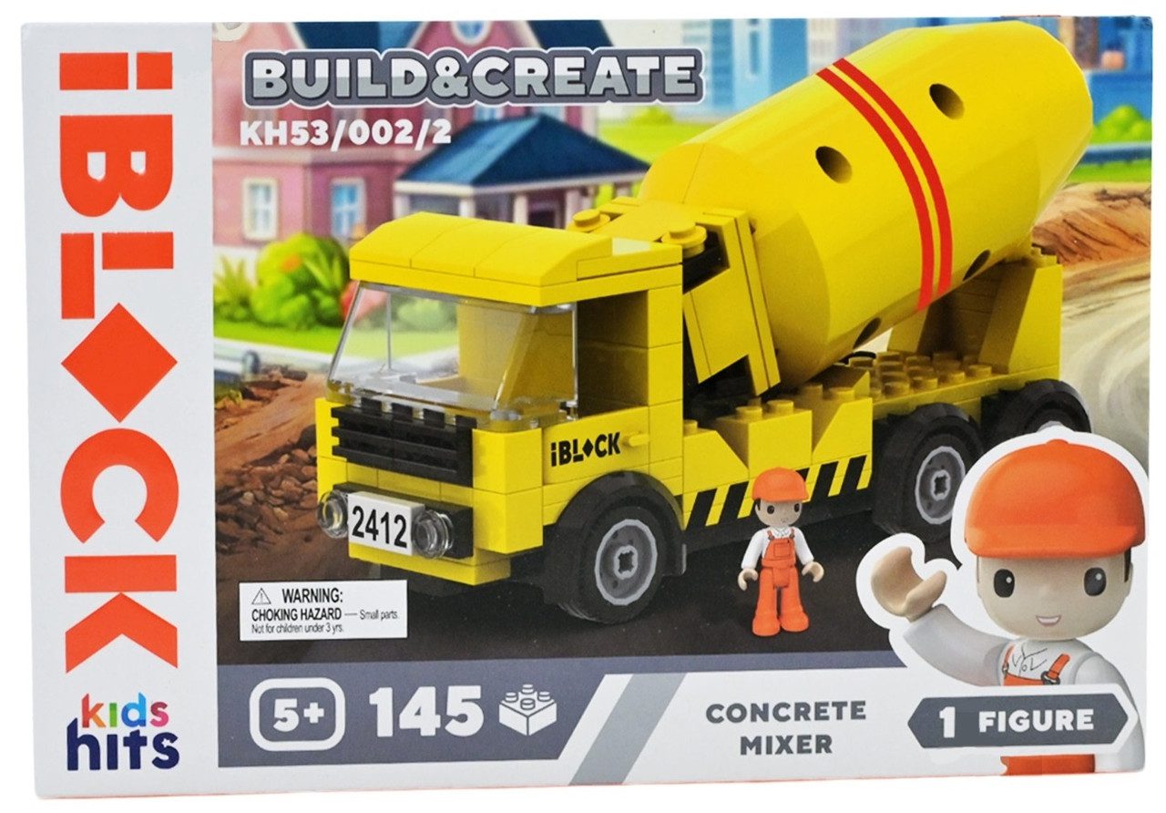 Конструктор Kids hits IBLOCK Junior Бетонозмішувач (145 дет.) KH53/002/2 - 2