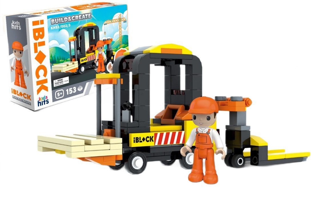 Конструктор Kids hits IBLOCK Junior Навантажувач (153 дет.) KH53/002/3 - 1