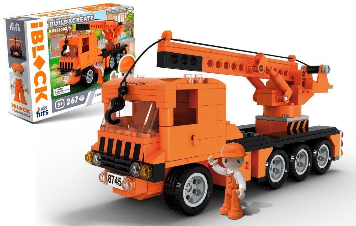 Конструктор Kids hits IBLOCK Junior Вантажний кран (267 дет.) KH53/002/5 - 1