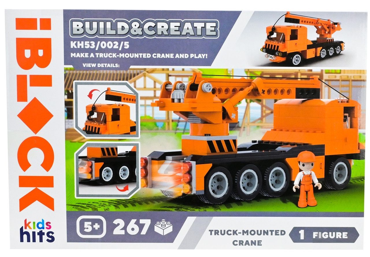 Конструктор Kids hits IBLOCK Junior Вантажний кран (267 дет.) KH53/002/5 - 4