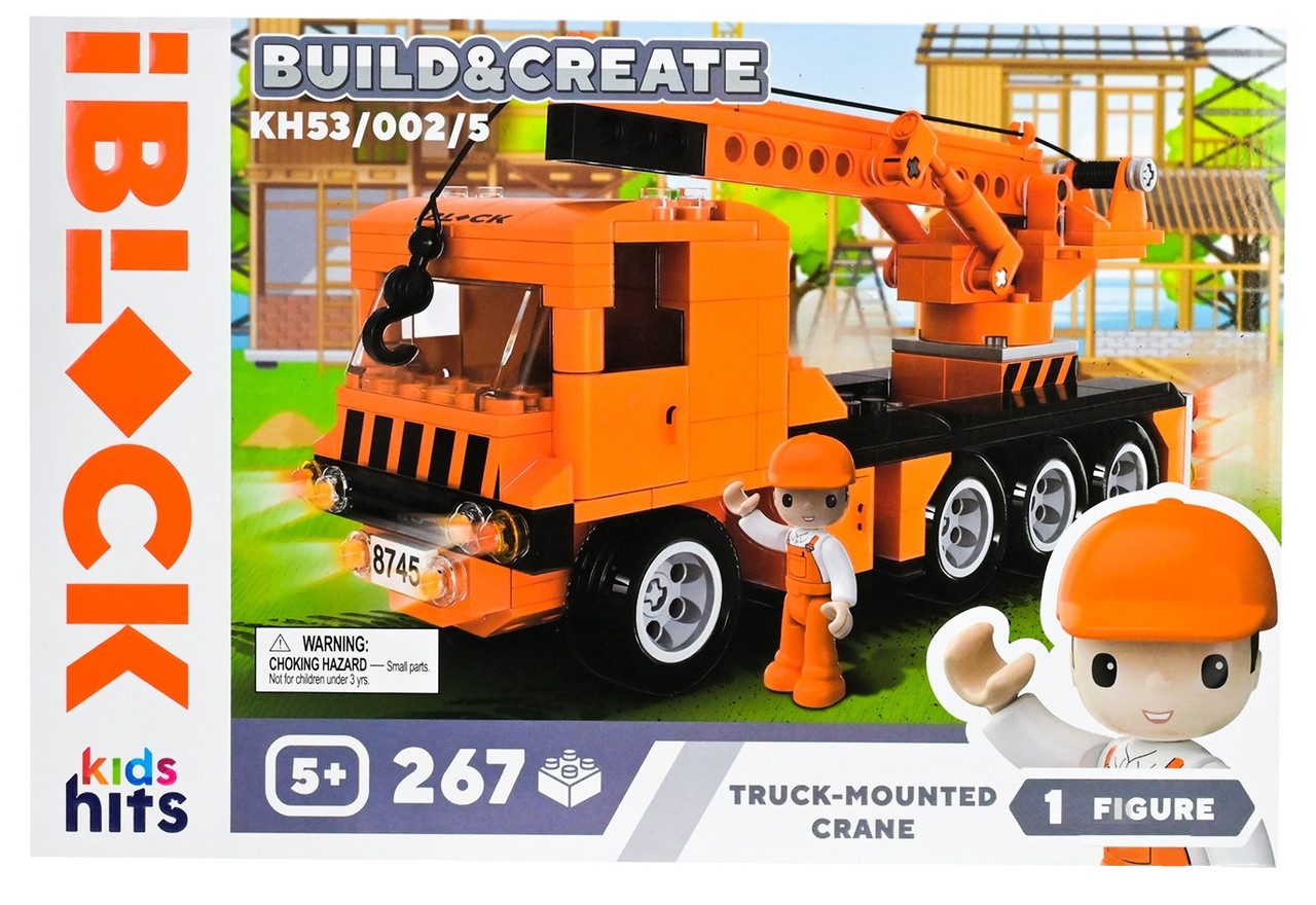 Конструктор Kids hits IBLOCK Junior Вантажний кран (267 дет.) KH53/002/5 - 3