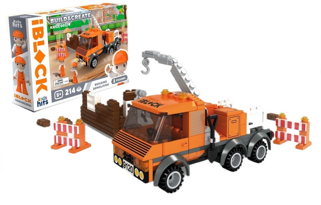 Конструктор Kids hits IBLOCK Junior Демонтаж будівлі (214 дет.) KH53/003/4 - 1