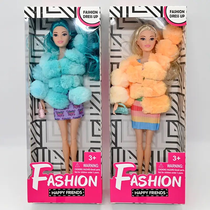 Лялька Fashion у шубі з сумочкою (29 см) ST999-62 - 6