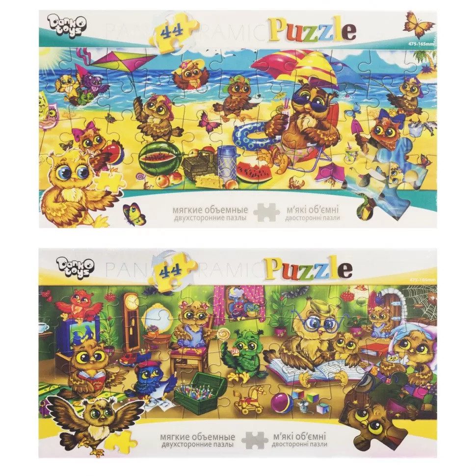 М'які двосторонні пазли Danko Toys (44 ел.) Р44-03 - 1