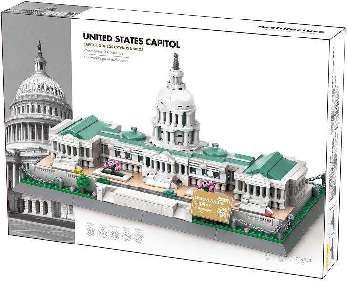 Конструктор Архітектура United States Capitol-Washington (1074 дет.) 5235 - 6