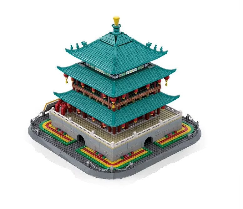 Конструктор Архітектура Xi'an Bell Tower-Shanxi, China (1122 дет.) 6228 - 3