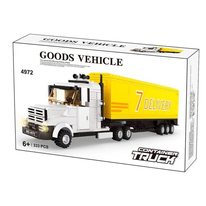 Конструктор Goods Vehiclel Жовта вантажівка (Container Truck, 333 дет.) 4972 - 2