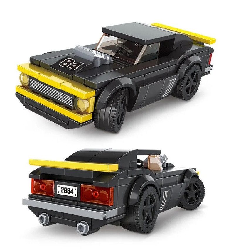 Конструктор Supercar Чорне спортивне авто (спорткар, 119 дет.) 2884 - 3