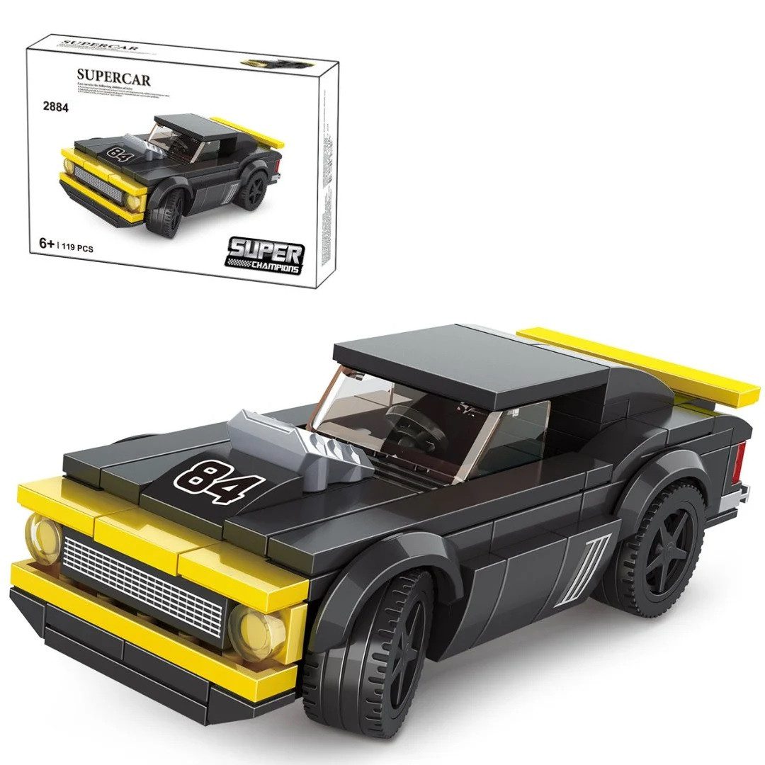 Конструктор Supercar Чорне спортивне авто (спорткар, 119 дет.) 2884 - 1