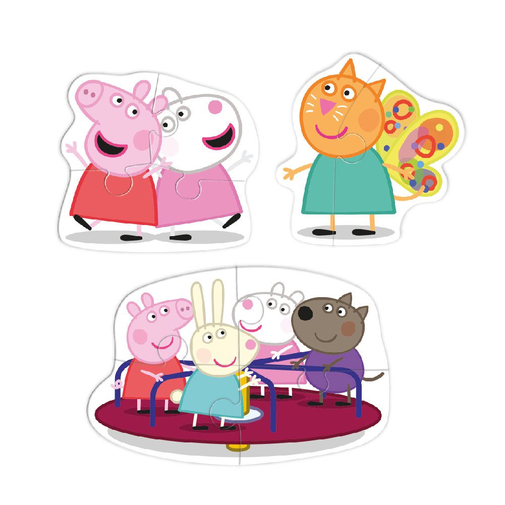 Дитячий пазл 3 в 1 Peppa Pig Dodo Свинка Пеппа (2-3-4 ел) 200339 - 2