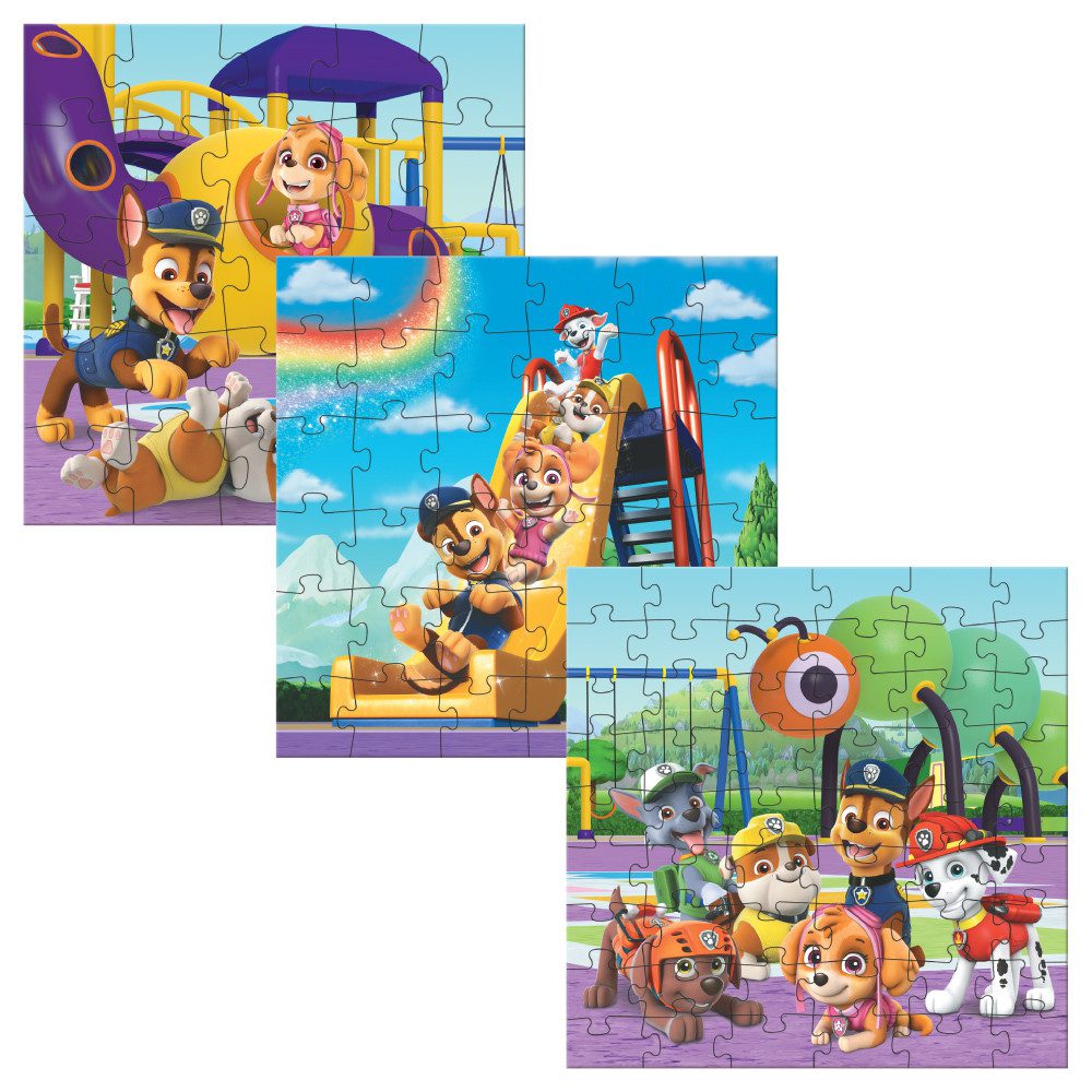 Пазл 3 в 1 Paw Patrol: Ігровий майданчик (25+36+54 елем) Dodo 200578 - 2