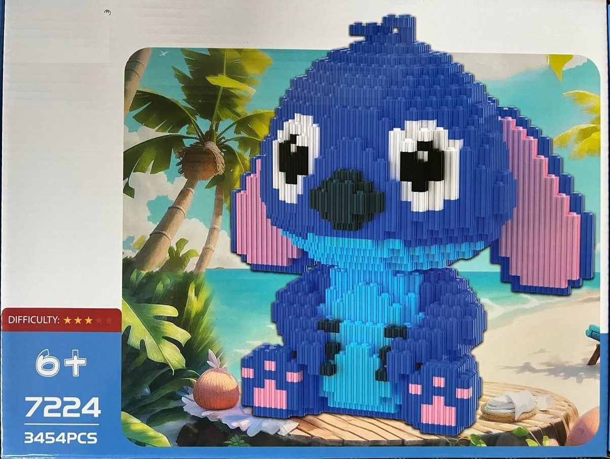 Конструктор Стіч Stitch синій (3454 дет.) HF-7224 - 6