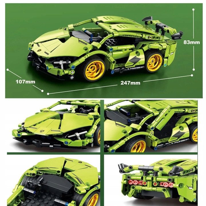 Конструктор на радіокеруванні Racing Спорткар (379 pcs) 70010 - 5