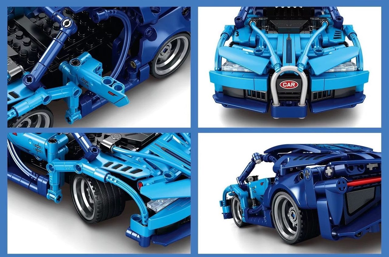 Конструктор на радіокеруванні Racing Спорткар (372 pcs) 70009 - 3