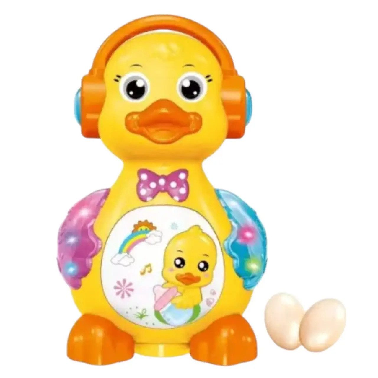 Іграшка Музична качка (несе яйця, світло, звук, УКР) TK Group 48510 / 0619 - 1