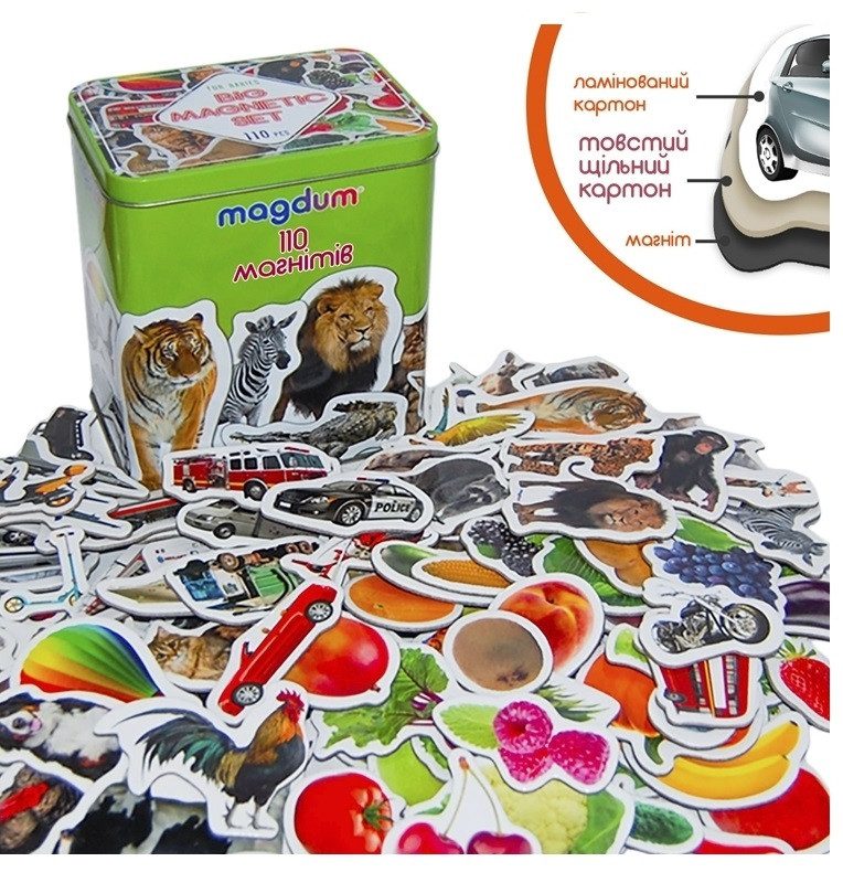 Набір магнітів Magdum Big Magnetic Set (110 магнітів) ML4031-63 EN - 3