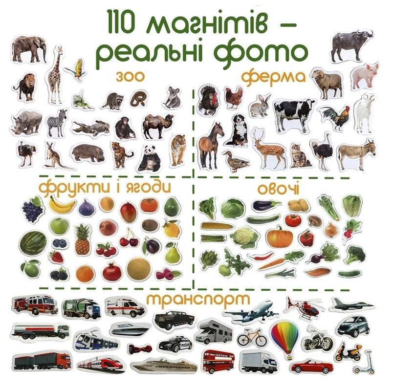 Набір магнітів Magdum Big Magnetic Set (110 магнітів) ML4031-63 EN - 2
