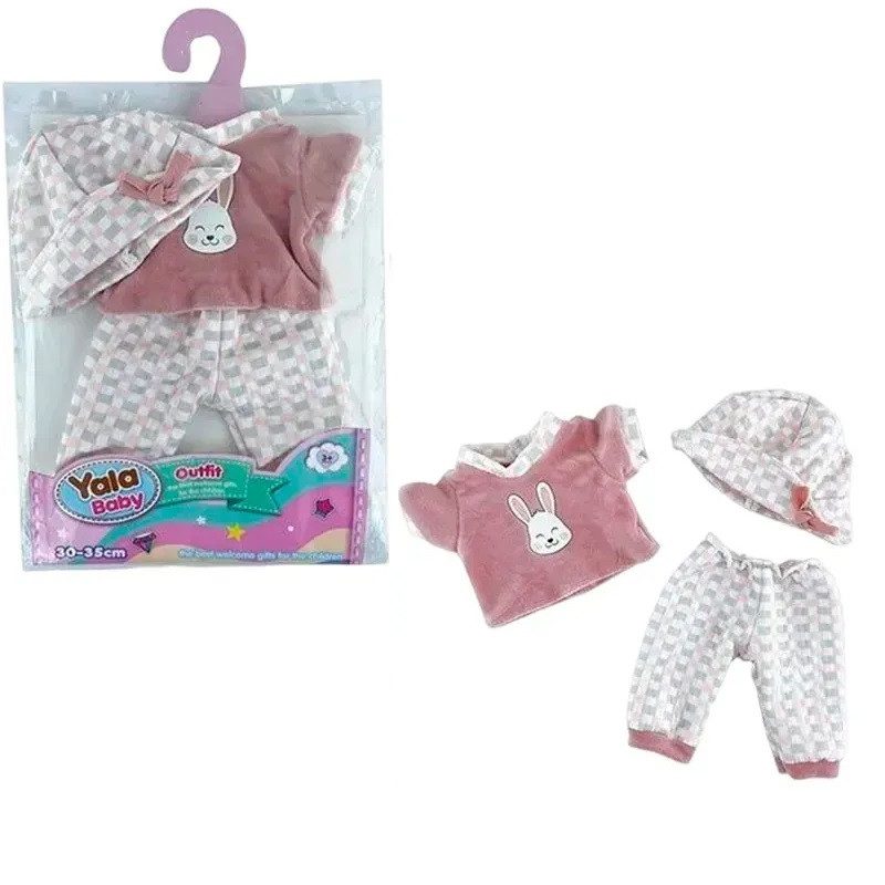 Одяг для ляльок/пупсів до 35 см Yala Baby (кофтинка, штанці, панамка) YLC 235 H