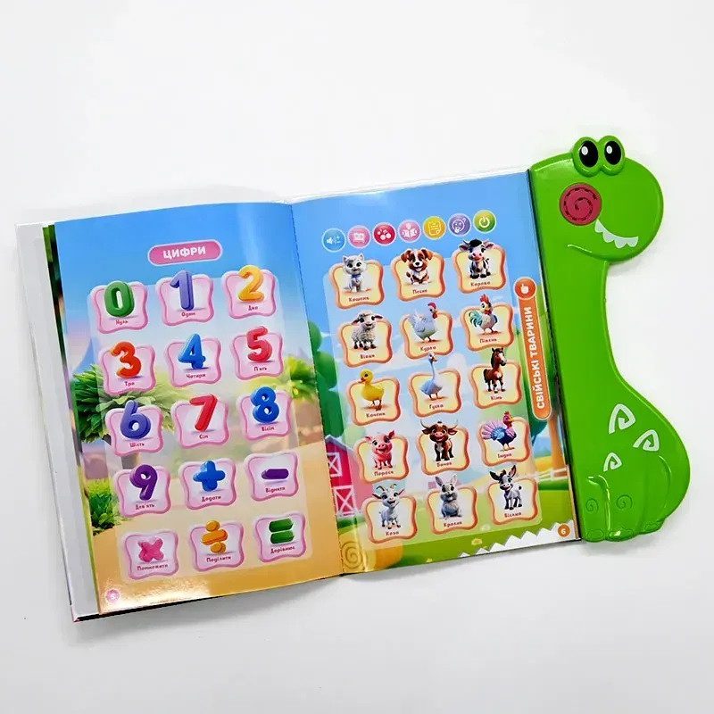 Інтерактивна книга Віммельбух (Укр, маркер) WToys 51822 - 6