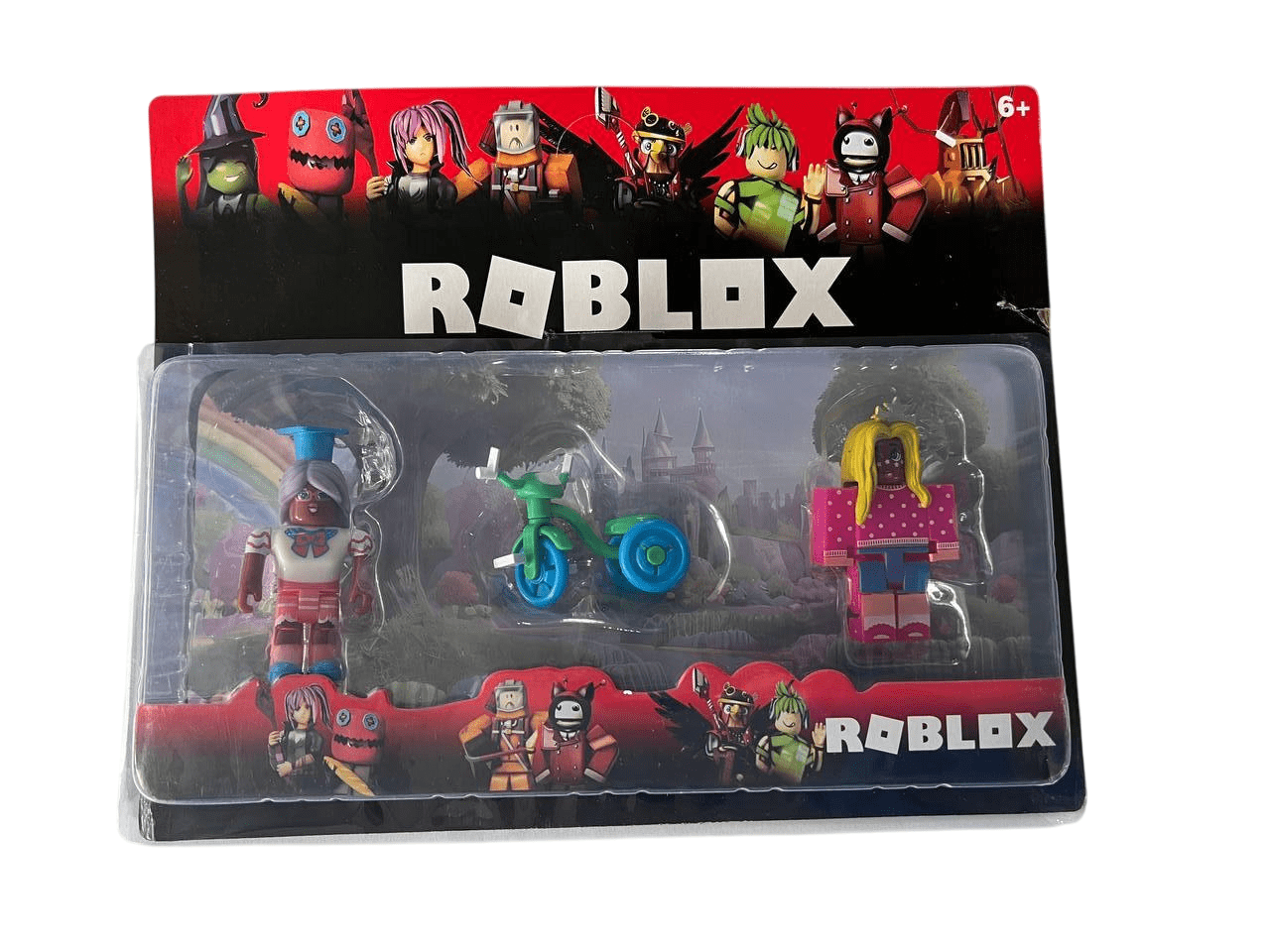 Герої Roblox (набір 2 ігрових фігурки, велосипед) A 24381 - 3