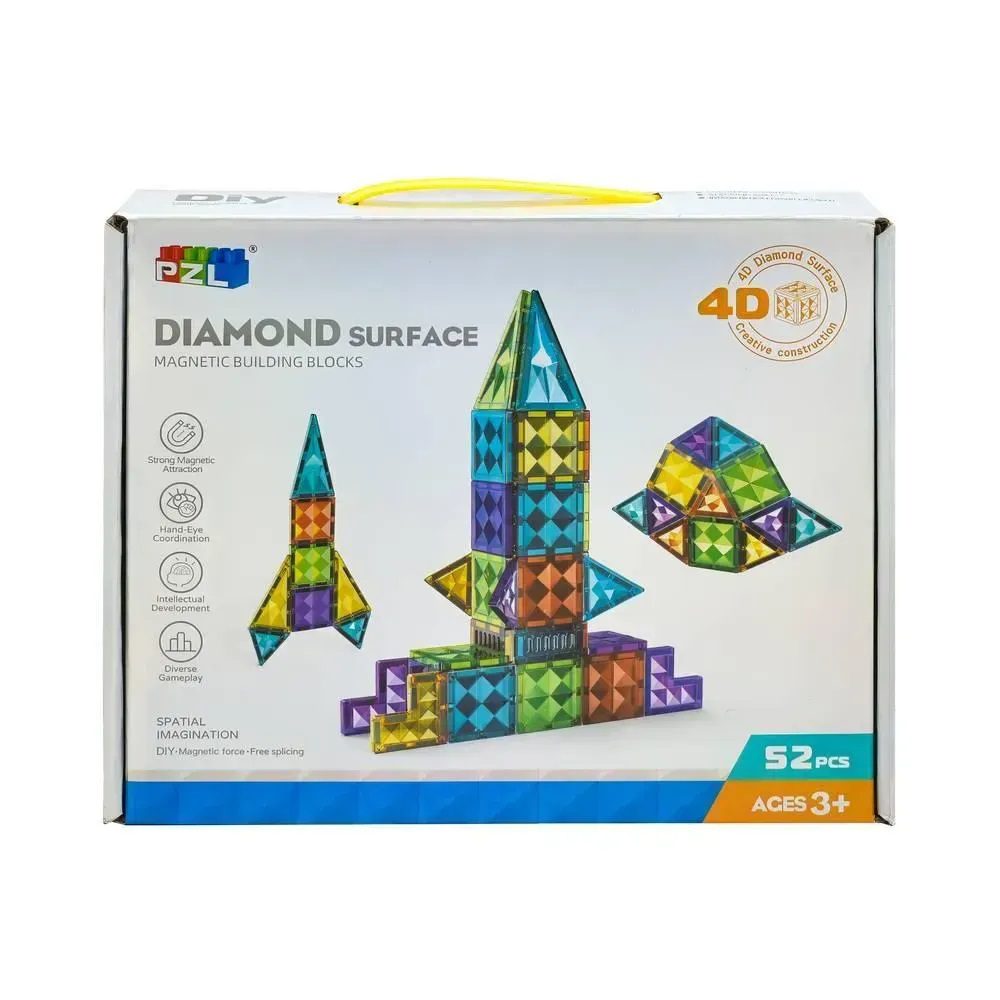 Магнітний конструктор Diamond Surface (52 ел.) 9956B - 4