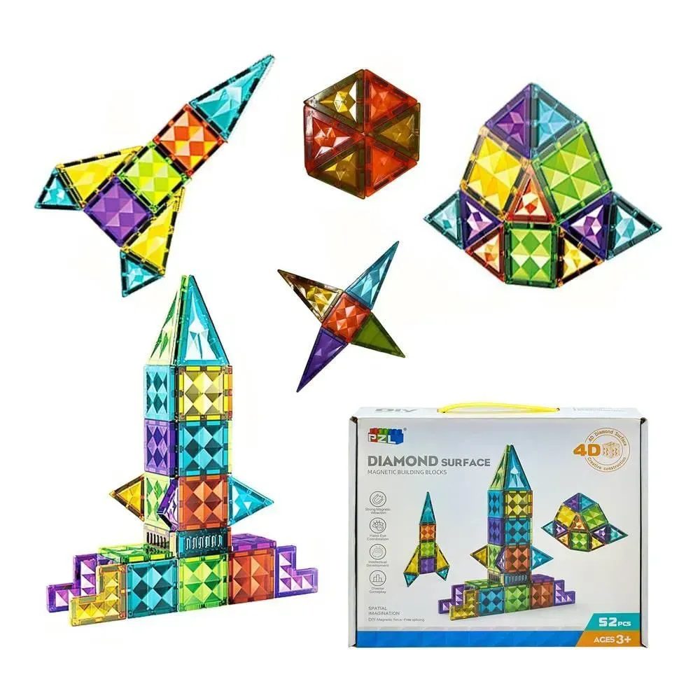 Магнітний конструктор Diamond Surface (52 ел.) 9956B - 1