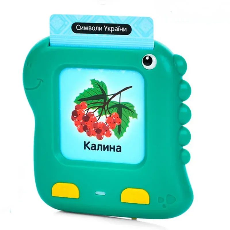 Навчальна гра кардрідер Динозаврик Словознайко (планшет, картки) Limo Toy SK 0063 ABC - 3