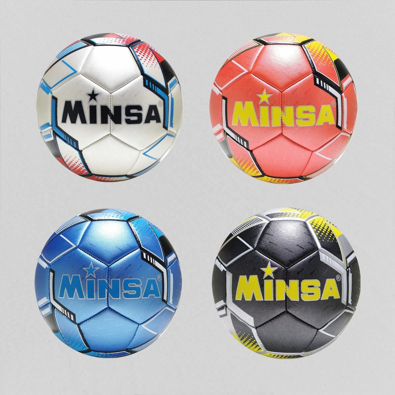 М'яч футбольний Minsa 360 г, розмір 5 (TPU) 5-9175 (88020) - 1